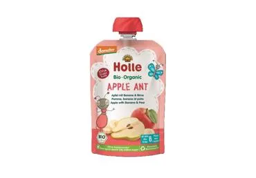 BIO biezenis HOLLE ābolu -banānu -bumbieru 6+ 100g