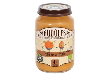 BIO biezenis RŪDOLFS ķirbju kartupeļu 4+190g