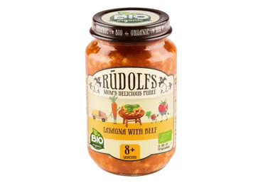 BIO biezenis RŪDOLFS lazanja 8+ 190g