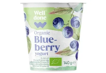 BIO jogurts melleņu WELL DONE 140g