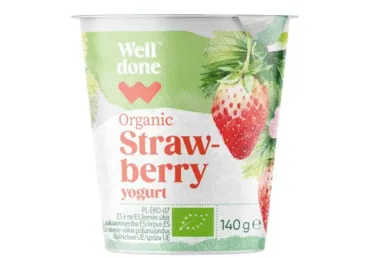 BIO jogurts zemeņu WELL DONE 140g