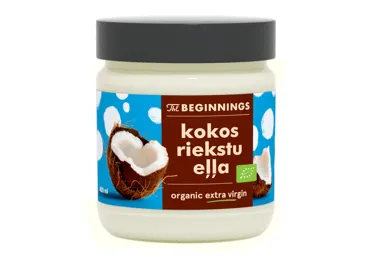 BIO kokosriekstu eļļa Extra Virgin BEGINNINGS 400ml