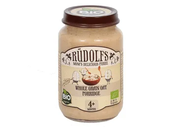 BIO Pilngraudu auzu pārslu biezputra RŪDOLFS 4+190g