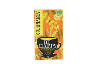 BIO zāļu tēja CUPPER Be Happy 20x2g