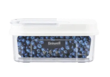 Birstošo produktu trauks UNIWELL Konso 850ml