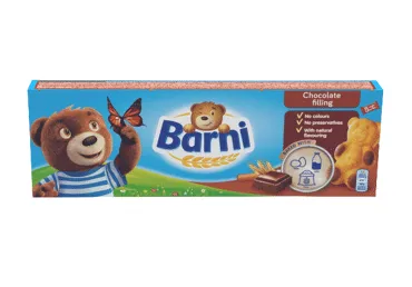 Biskvītkūka BARNI ar šokolādes pildījumu 150g