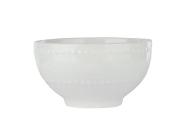 Bļoda AURORA Baltas pērlītes 11cm