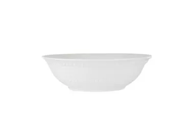 Bļoda AURORA Balti pērlītes 23cm