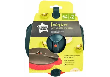 Bļodas ar vāku TOMMEE TIPPEE 2gab.