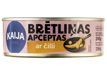 Brētliņas apceptas tomātu mērcē ar čili KAIJA 240g