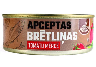 Brētliņas tomātu mērcē 240g/144g