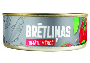 Brētliņas tomātu mērcē 240g/144g