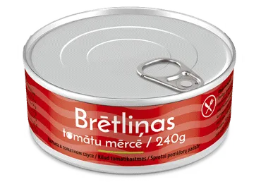 Konservi Brētliņas tom.mērcē Kaija 240g