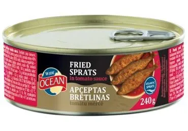 Brētliņas tomātu mērcē WIDE OCEAN 240g
