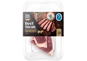 Briedināts antrekota steiks WELL DONE 240g