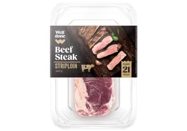 Briedināts filejas steiks WELL DONE 240g