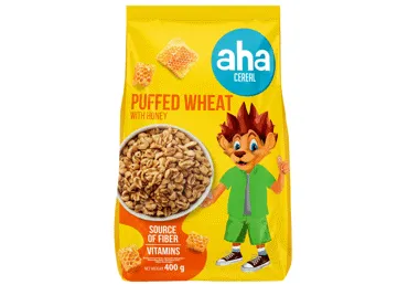 Brokastu pārslas AHA kvieši ar medu 400g