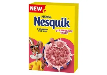 Brokastu pārslas Nesquik zemeņu NESTLE 330g