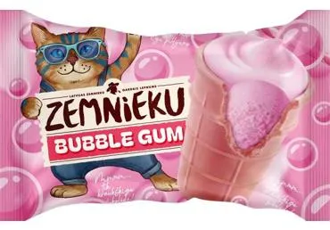 Bubble gum saldējums ZEMNIEKU 65g