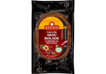 Cāļa aknu rolāde ar plūmēm un dzērvenēm ĶEKAVA 400g