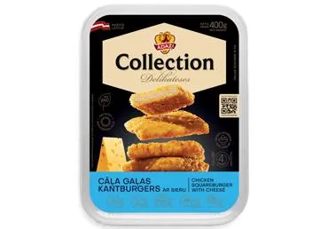 Cāļa gaļas Kantburgers ar sieru ĀDAŽI 400g