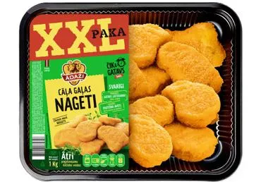 Cāļa gaļas nageti XXL 1kg