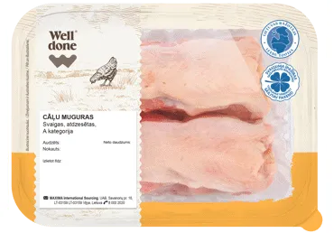 Cāļa muguras WELL DONE fas.