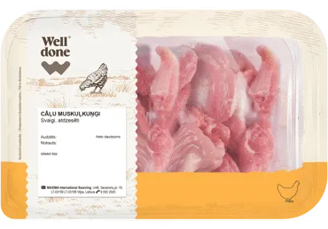 Cāļa muskuļkuņģi WELL DONE 400g