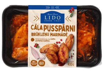 Cāļa pusspārni brūkleņu marinādē 400g, Lido