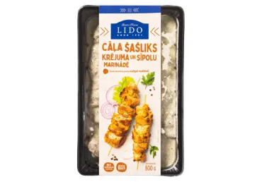 Cāļa šašliks krējuma-sīpolu marinādē LIDO 800g