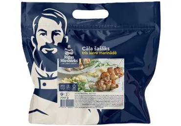 Cāļa šašliks trīs sieru marinādē RM 700g