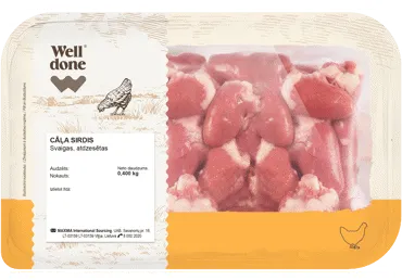 Cāļa sirdis WELL DONE 400g