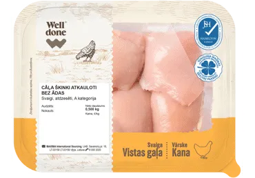 Cāļa šķiņķi atkauloti bez ādas WELL DONE 500g