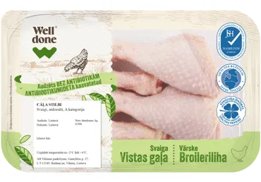 Cāļa stilbi bez antibiotikām WELL DONE 500g