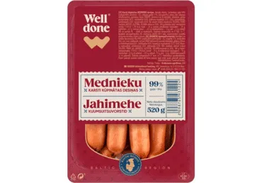 Cepamdesas Mednieku WELL DONE karsti kūpinātas 520g