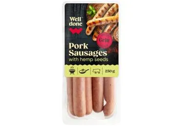 Cepamdesiņas ar kaņepju sēklām WELL DONE 250g
