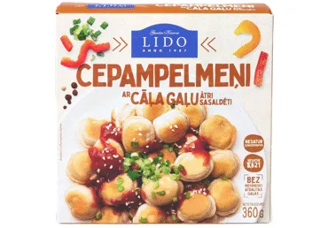 Cepampelmeņi ar cāļa gaļu 360g, Lido