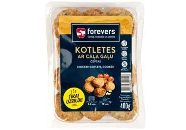 Ceptas cāļa gaļas kotletes FOREVERS 400g