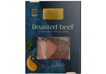 Cepts liellops ar diļļu mērci WELL DONE PREMIUM 120g