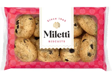 Cepumi ar riekstiem rozīnēm MILETTI 260g