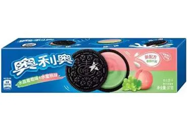 Cepumi ar vīnogu un persiku garšu OREO 97g