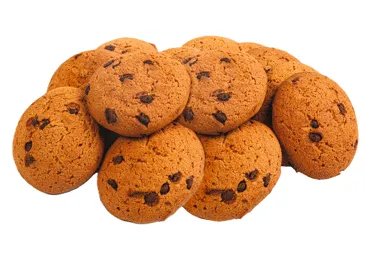 Cepumi auzu mīkstie ar kakao pilieniem sver.