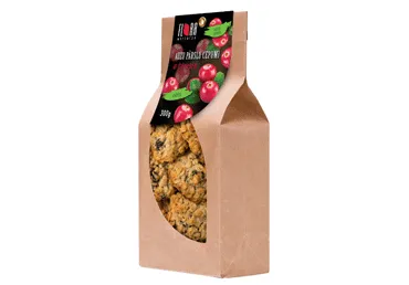 Cepumi auzu pārslu ar dzērvenēm FLORA 300g