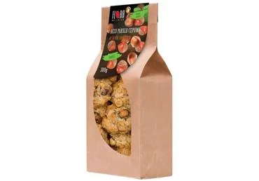 Cepumi auzu pārslu ar lazdu riekstiem FLORA 300g