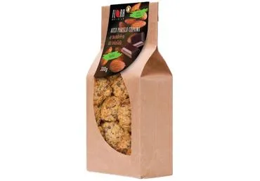 Cepumi auzu pārslu FLORA mandeļu un šokolādes 300g