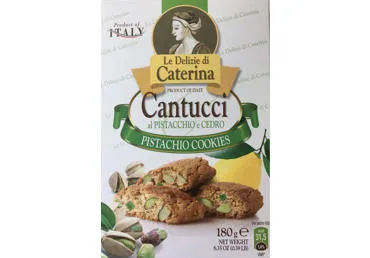 Cepumi Cantucci ar pistācijām Caterina 180g