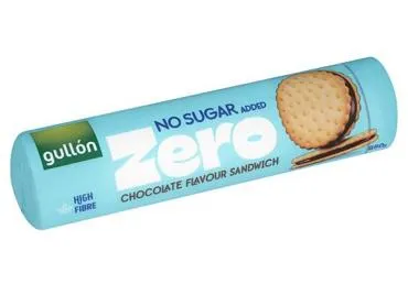 Cepumi GULLON ar šokolādes pildījumu bez cukura 250g