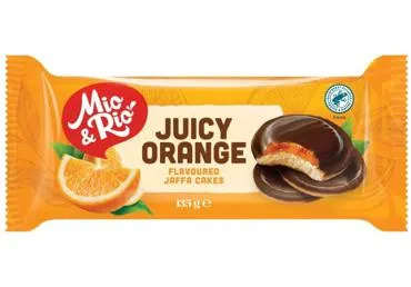 Cepumi Jaffa ar apelsīnu pildījumu MIO&RIO 135g