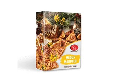 Cepumi LĀČI mandeļu medus trijstūrīši 220g
