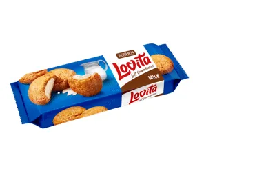 Cepumi LOVITA ar piena krēma pildījumu 127g
